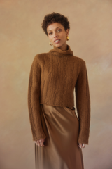 Ribbed Cropped Sweater