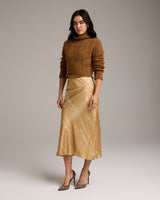 Tie Dye Bias Midi Skirt