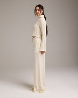 Ribbed Cropped Sweater