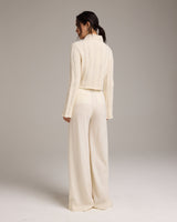 Ribbed Cropped Sweater