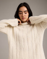 Oversized Ribbed Knit Sweater