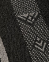 Close-up of Wide Diagonal Alpaca Blanket showing texture and pattern