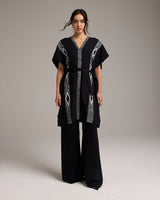 Textured Cotton Nina Caftan