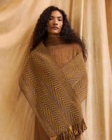 Chevron Shawl in Plant Dyed Wool