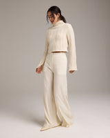 Ribbed Cropped Sweater