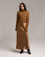 Ribbed Cropped Sweater