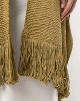 Close-up of a Curvy Fringe Duster showing fringe detail and texture