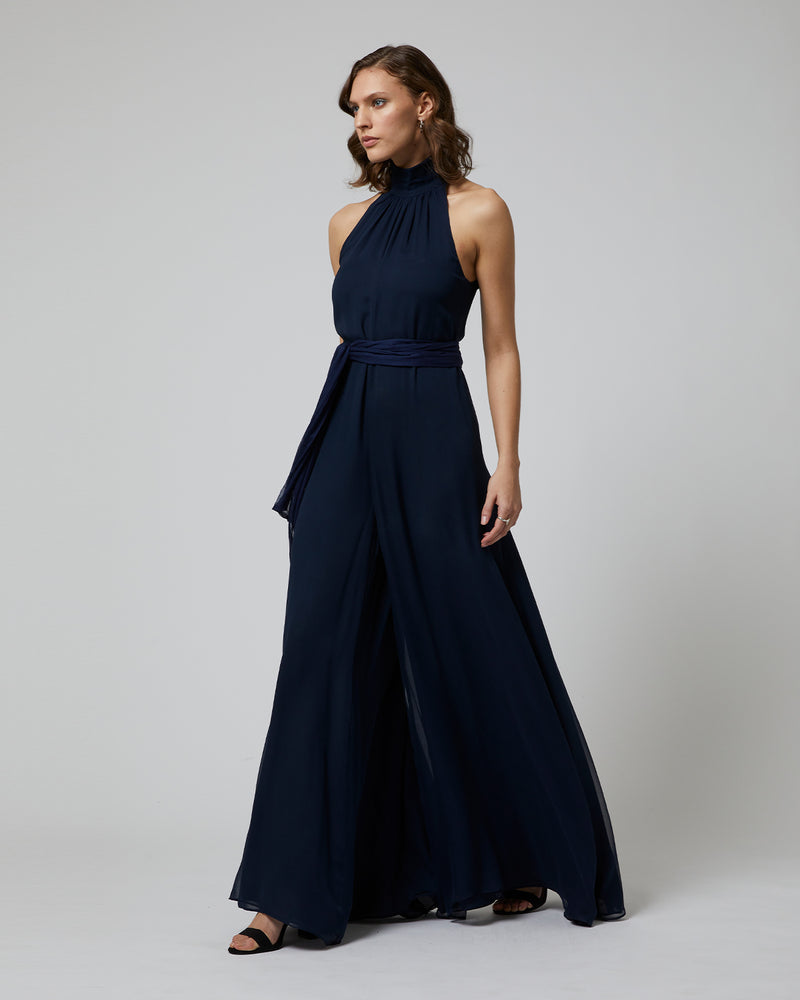 Matte Chiffon Palazzo Jumpsuit